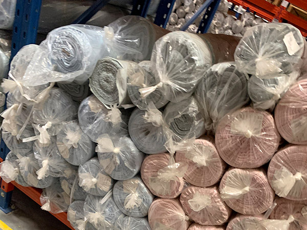 布料回收現(xiàn)場